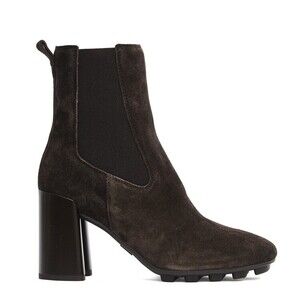 Hogan T. 85 Mm Cam Brown Ankle Boot - NWT
